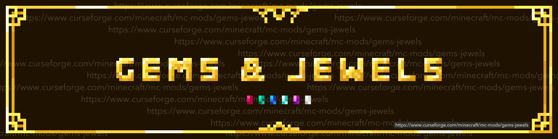 Gems & Jewels CurseForge Banner
